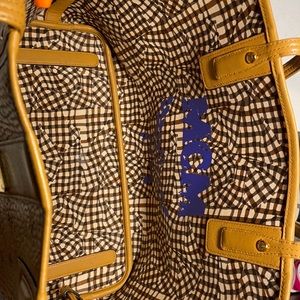 MCM medium reversible Liz shopper cognac brown